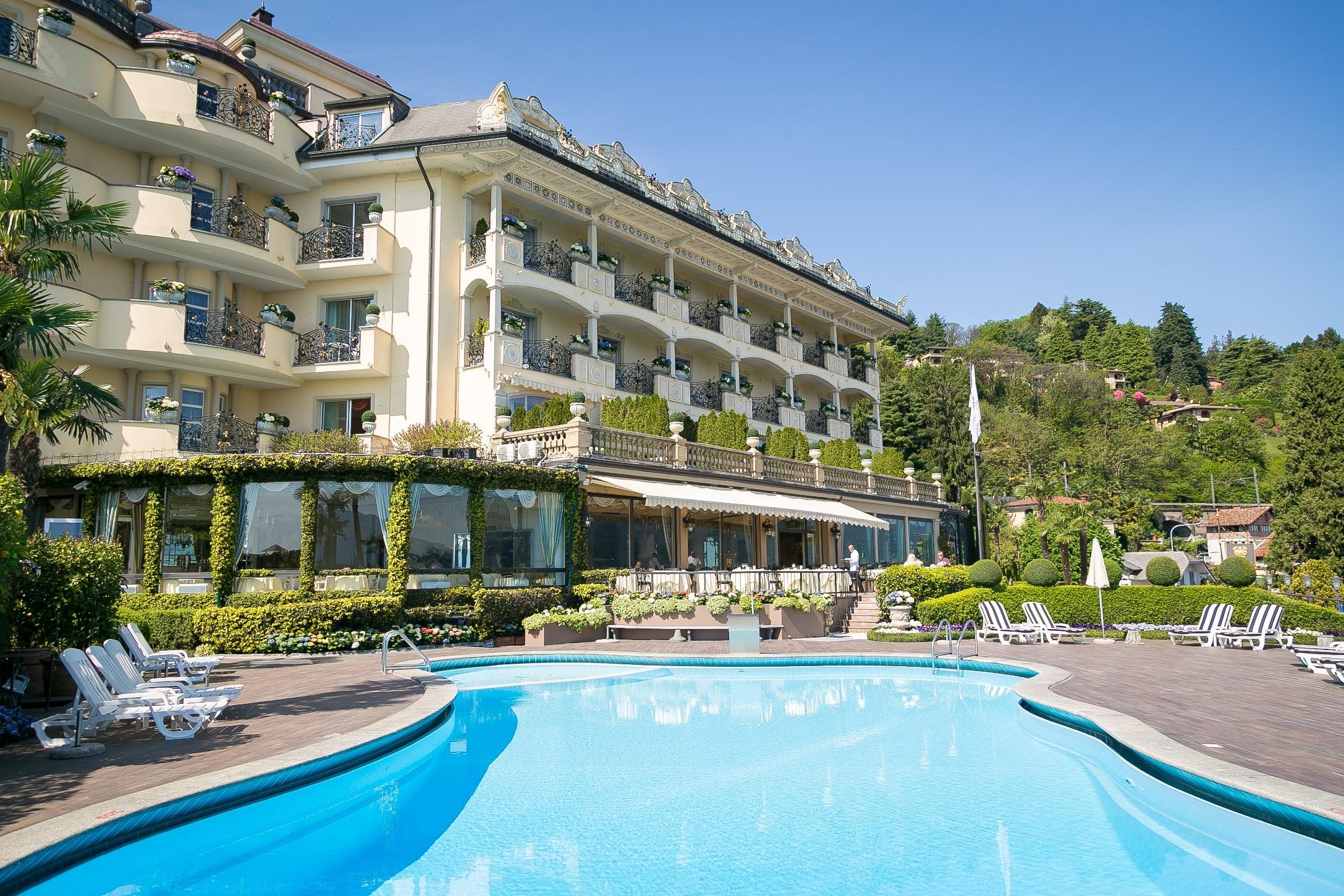 Hotel Villa E Palazzo Aminta Stresa Kültér fotó