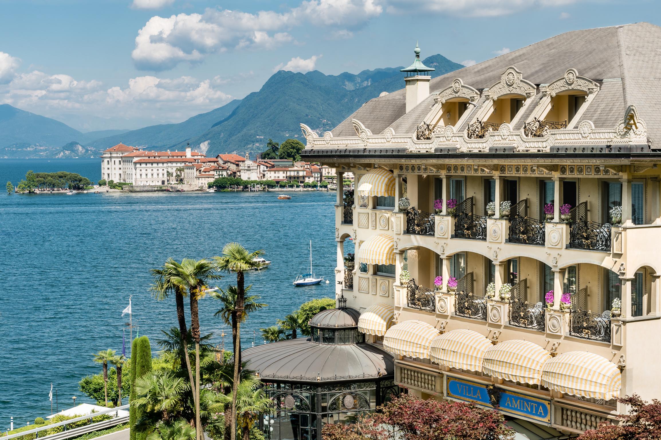 Hotel Villa E Palazzo Aminta Stresa Kültér fotó